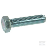 M6 x 25 Hex Setscrew  8.8 ZP