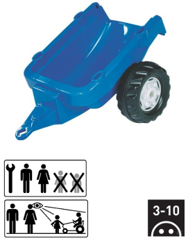 R12176 Rollykid Trailer Blue