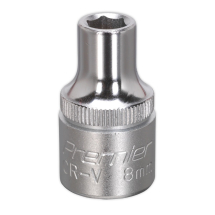 S1208 Siegen WallDrive Socket 8mm 1/2inchSq Drive