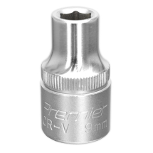 S1209 Siegen WallDrive Socket 9mm 1/2inchSq Drive