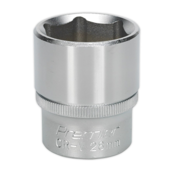 S1228 Siegen WallDrive Socket 28mm 1/2InchSq Drive