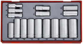 TT3816 Teng 3/8Inch Drive Deep Socket Set