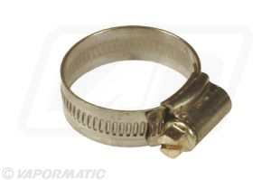 Stainless steel hose clip 25-35mm (pack of 10)