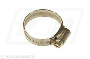 Stainless steel hose clip 30-40mm (pack of 10)