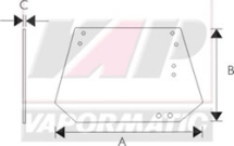 VPM7193 - Cab glass - Rear Window