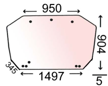 VPM7344 - Rear window