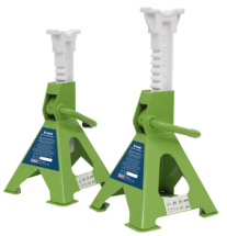 VS2003HV Axle Stands (Pair) 3tonne per Stand Hi-Vis Green