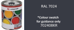 702408KR RAL 7024 Graphite Grey paint 1 Litre