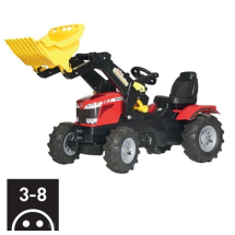 R61114 MF 8650 w. Front Loader & Pneumatic Tyres