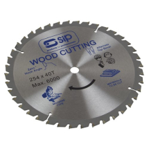 06123 Sip Saw Blade 254mm x 30mm TCT (40T) for 01511