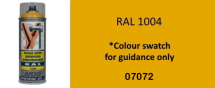 07072 RAL1004 Golden Yellow paint 400ml