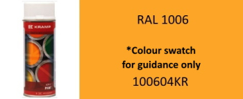 100604KR RAL 1006 Maize Yellow paint 400ML Aerosol