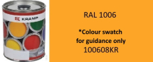 100608KR RAL 1006 Maize Yellow paint 1 Litre