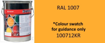 100712KR RAL1007 Daffodil Yellow paint 5 Litre