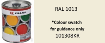 1031308LR RAL 1013 Pearl White paint 1 Litre