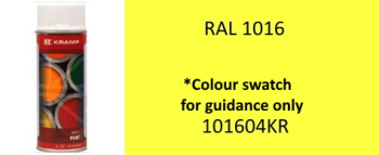 101604KR Sulphur Yellow Paint RAL 1016 400ml