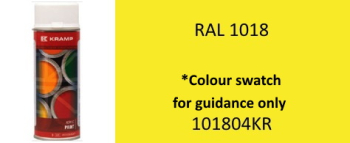101804KR RAL 1018 Zinc Yellow paint 400ml
