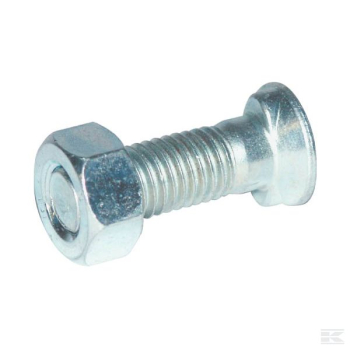 1235COP025 2-nose plough bolt, oval 12x35 1235COP025 2-nose plough bolt, oval 12x35