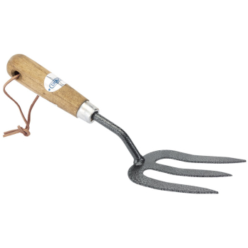 14314 Carbon Steel Hand Fork Ash handle