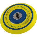 17576 6inch Sanding Backing Pad Yellow