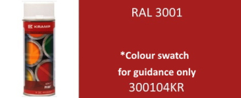 300104KR RAL 3001 Signal Red paint 400ml