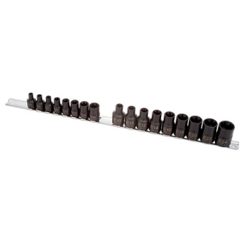 3930 Laser Star Socket Set 3/8Inch & 1/2Inch 17pce