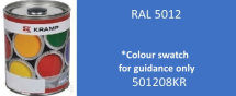 501208KR RAL 5012 Light Blue paint 1 Litre 501208KR RAL 5012 Light Blue paint 1 Litre