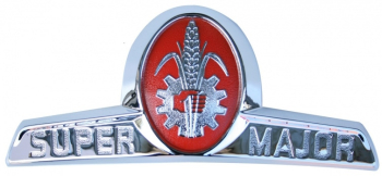 57445 Fordson Super Major Cowl Chrome Badge finished 57445 Fordson Super Major Cowl Chrome Badge finished