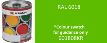 601808KR RAL 6018 Yellow Green paint 1 Litre 601808KR RAL 6018 Yellow Green paint 1 Litre