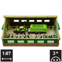 610492 Wooden Cattle Shed 1:87 scale