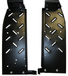 62825 MF 135 & 35 Old type L/H & R/H Footboards with Narrow Curly Brackets 62825 MF 135 & 35 Old type L/H & R/H Footboards with Narrow Curly Brackets