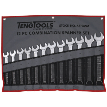 Teng 6512MM 12 Piece Metric Combination Spanner Set