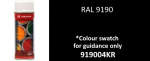 919004KR RAL 9100 Matt Black paint 400ml