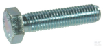 M6 x 35 Hex Setscrew 8.8 ZP