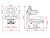 Side and front dimensions Side and front dimensions
