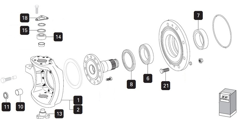 Hub carrier