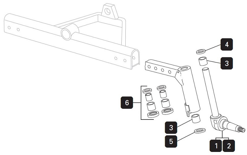 2wd Axle