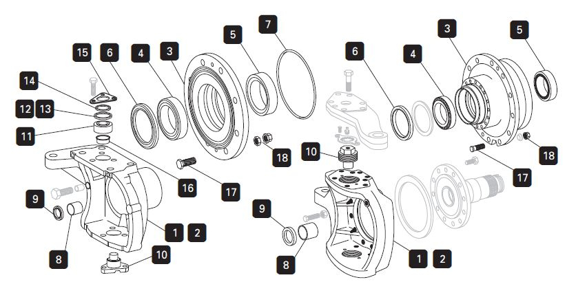 Hub carrier