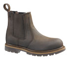 Buckflex Dealer Safety Boot Chocolate Brown