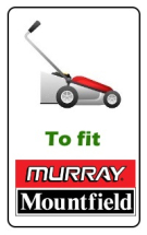 A-37X26 Lawnmower Belt Murray/Mountfield OEM Part no. 37X26