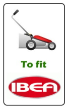A-IP3010011 Lawnmower Belt Ibea OEM Part no. IP3010011