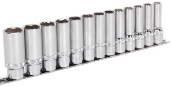 AK2745 Socket Set 13pc 1/2InchSq Drive Deep Lock-On Sockets AK2745 Socket Set 13pc 1/2InchSq Drive Deep Lock-On Sockets