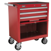 AP33439A Roll Cab - 3 Drawer Red