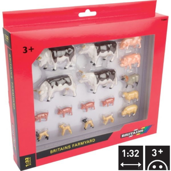 B43096A1 Various animals set, 17 pieces