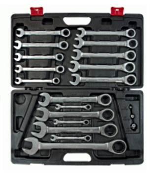 JEFCRSS20 Jefferson 20 piece Ratchet Spanners set