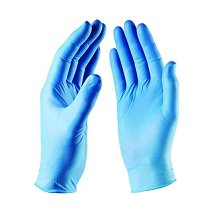 JEFGLNIBL-100L Blue Nitrile Gloves L Pk100