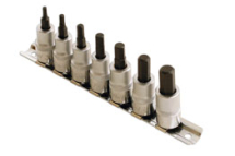 Laser 1791 3/8inch Drive 7 PC Hex Bit Set Laser 1791 3/8inch Drive 7 PC Hex Bit Set