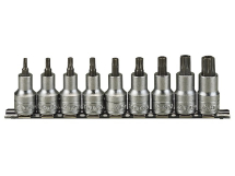 Teng M1213TPX 1/2inch Drive 9 PC TPX Clip Rail Socket Set