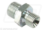 3/8 Bsp Male X  22mm Metric Male