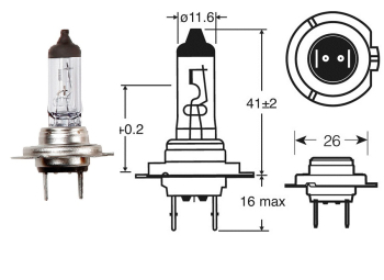 R474 24v 70w H7 Halogen